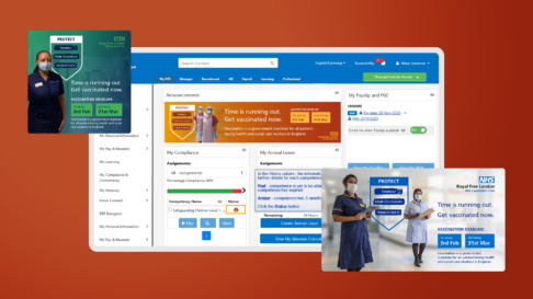 Images of NHS Royal Free London Ad Designs