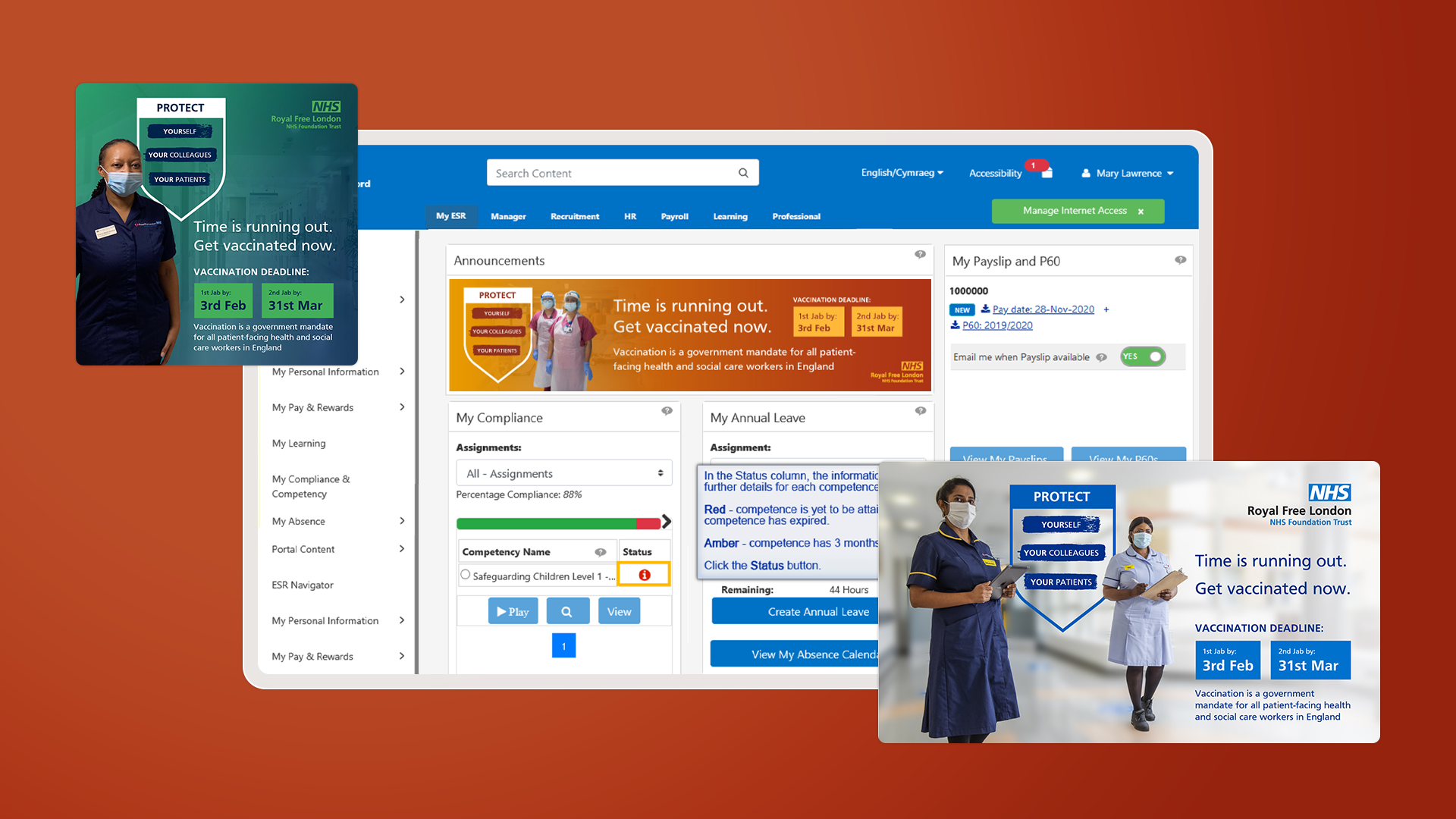 Images of NHS Royal Free London Ad Designs