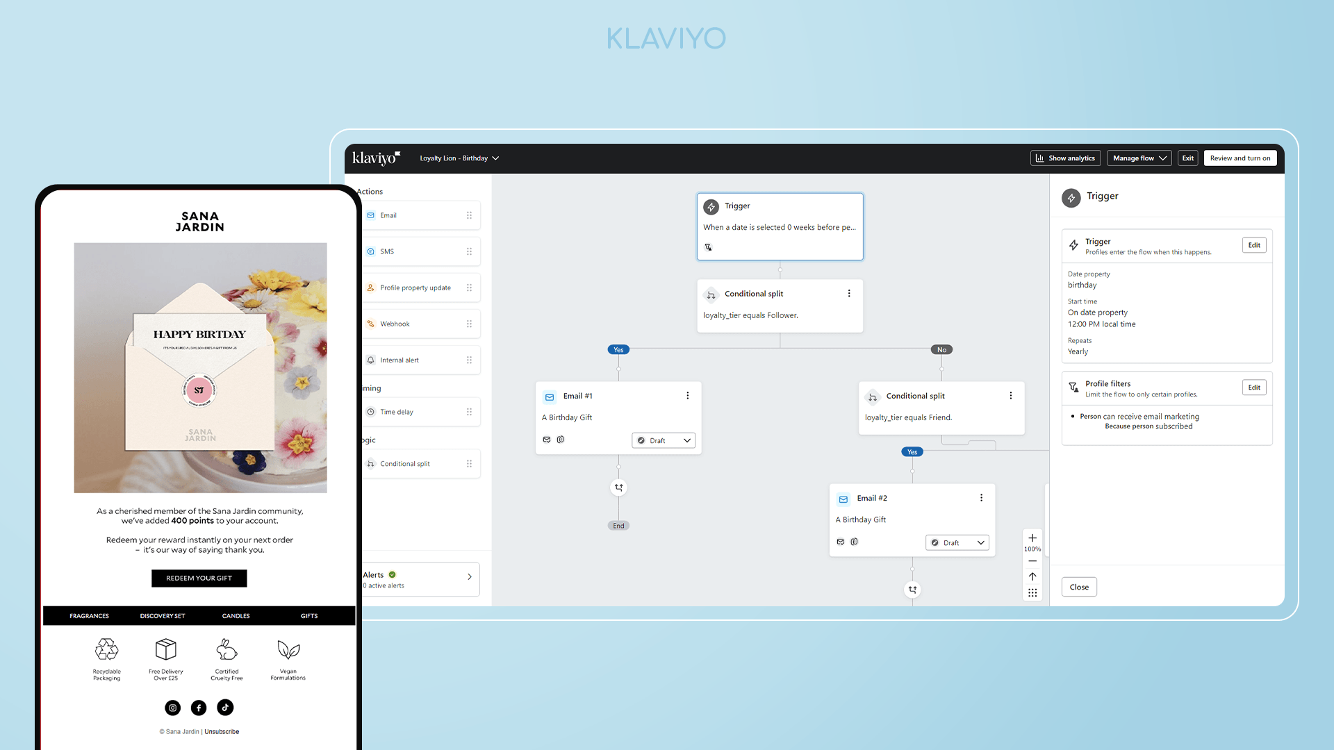 Project LL Dev 05 Project Loyalty Lion Development - Klaviyo Pages