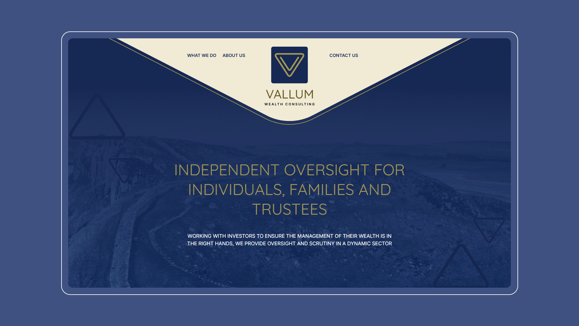 Image of Vallum Website