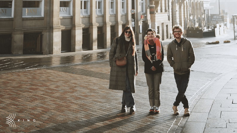 Karo, Sylvia & James in Newcastle