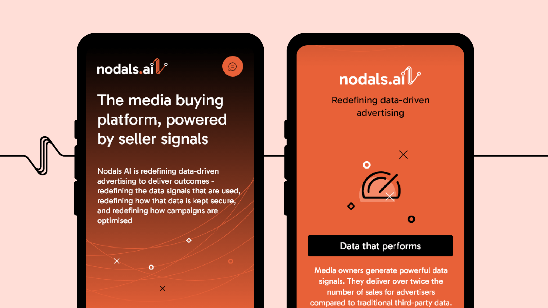 Nodals Website Design on Mobile