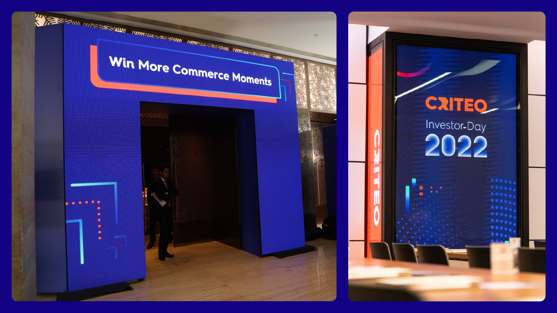 Exhibition Signage for Criteo Exhibition Signage for Criteo