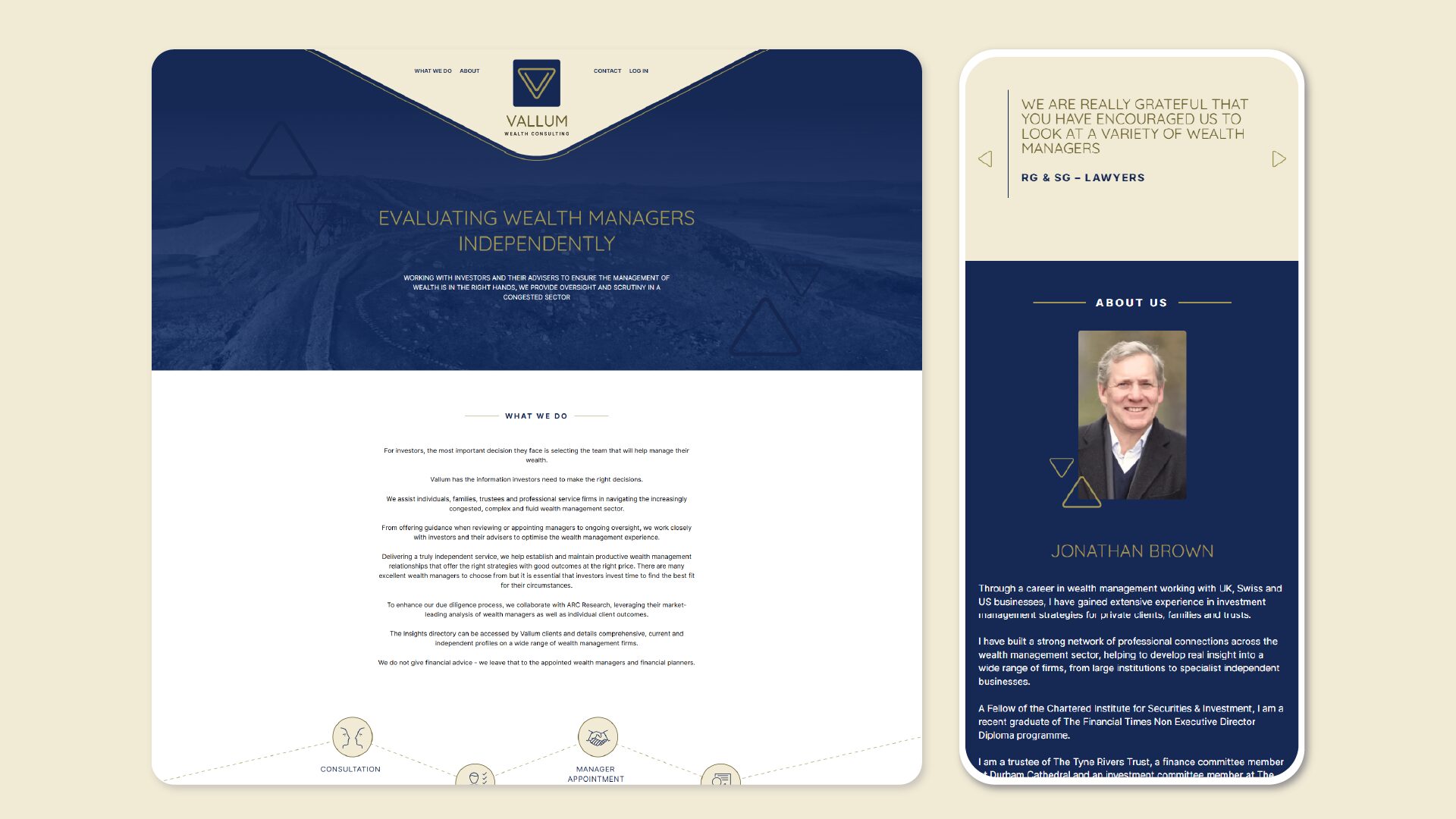 Vallum Wealth Consulting Web Design Vallum Wealth Consulting Web Design